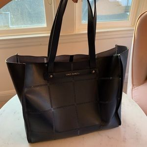 Vince Camuto Navy Blue Leather Tote